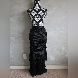 ThePirateDressing Womens Renaissance Medieval Pirate Layered Long Skirt XL